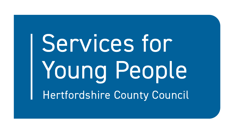Services for Young People Hertfordshire County Council logo